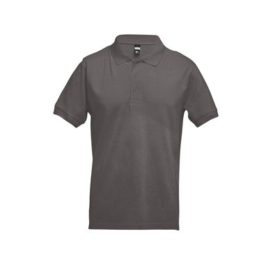 THC ADAM. Men's polo shirt, колір сірий  розмір 3XL - 30133-113-3XL- Фото №2