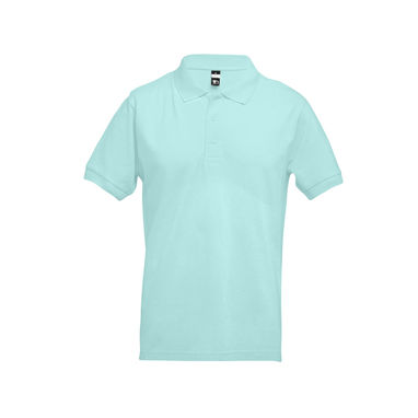 THC ADAM. Men's polo shirt, колір зелена м'ята  розмір 3XL - 30133-189-3XL- Фото №2