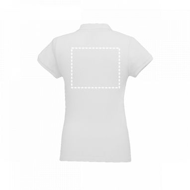 THC EVE WH. Жіноче поло, колір білий  розмір L - 30134-106-L- Фото №10