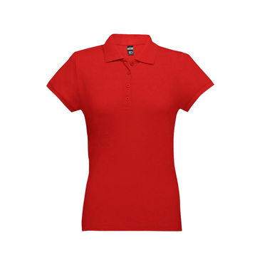 THC EVE. Жіноче поло, колір червоний  розмір XL - 30135-105-XL- Фото №2