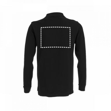 THC BERN. Men's long sleeve polo shirt, колір світло-коричневий  розмір 3XL - 30143-111-3XL- Фото №9