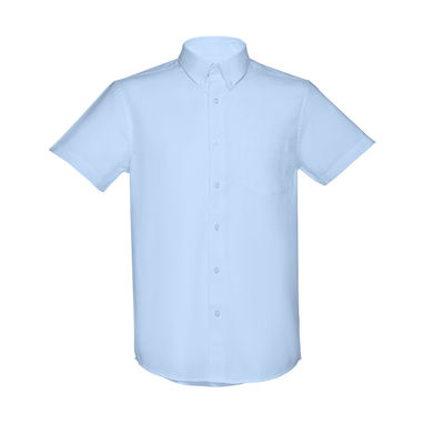 THC LONDON. Оксфордська сорочка для чоловіків, колір блакитний  розмір L - 30157-124-L- Фото №2