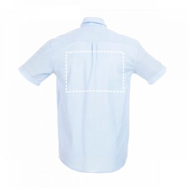 THC LONDON. Оксфордська сорочка для чоловіків, колір блакитний  розмір L - 30157-124-L- Фото №6