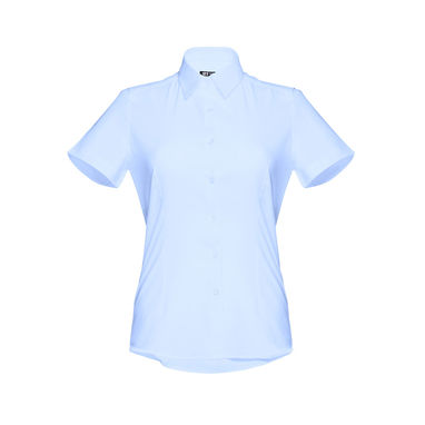LONDON WOMEN. Женская рубашка oxford, цвет голубой  размер L - 30158-124-L- Фото №2