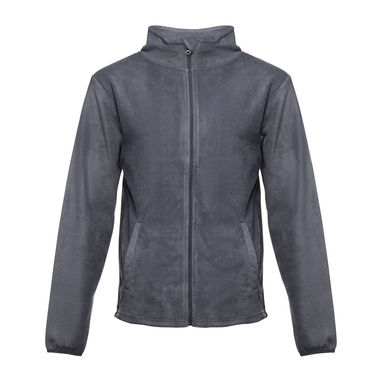 THC HELSINKI. Чоловіча флісова куртка з блискавкою, колір сірий  розмір L - 30164-113-L- Фото №2