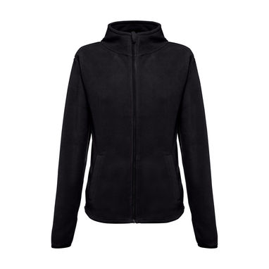 THC HELSINKI WOMEN. Жіноча флісова куртка з блискавкою, колір чорний  розмір L - 30165-103-L- Фото №2