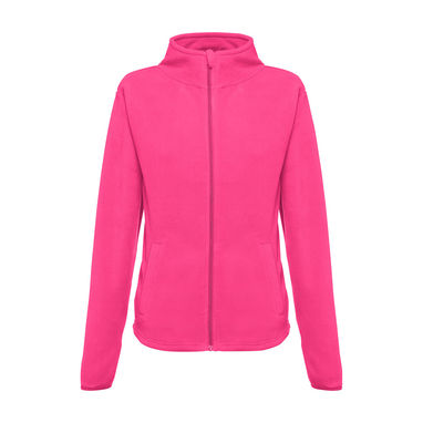 THC HELSINKI WOMEN. Жіноча флісова куртка з блискавкою, колір рожевий  розмір XXL - 30165-102-XXL- Фото №2