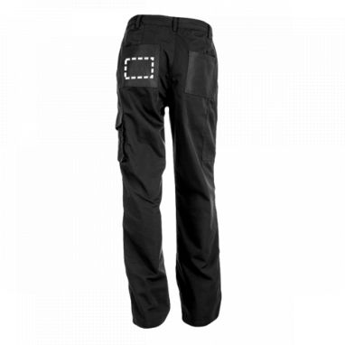 THC WARSAW. Чоловічі робочі штани, колір чорний  розмір L - 30178-103-L- Фото №3