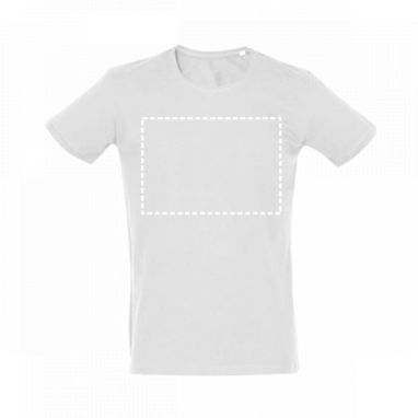 SAN MARINO. Мужская футболка, цвет белый  размер L - 30185-106-L- Фото №3