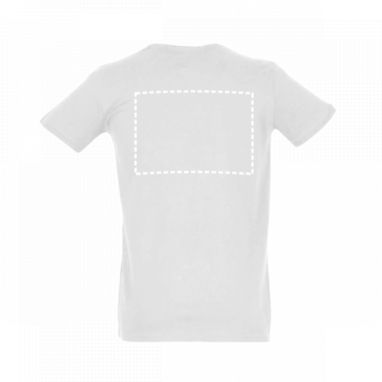 SAN MARINO. Мужская футболка, цвет белый  размер L - 30185-106-L- Фото №7