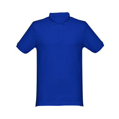 THC MONACO. Чоловіче поло, колір королівський синій  розмір XL - 30188-114-XL- Фото №2