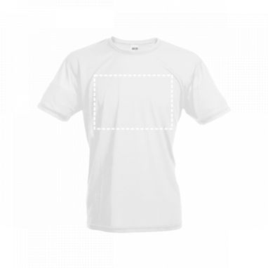NICOSIA. Мужская техническая футболка, цвет белый  размер L - 30192-106-L- Фото №3