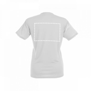 NICOSIA WOMEN. Женская техническая футболка, цвет белый  размер XXL - 30193-106-XXL- Фото №7