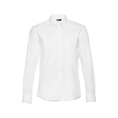 PARIS. Мужская рубашка popeline, цвет белый  размер L - 30194-106-L- Фото №2