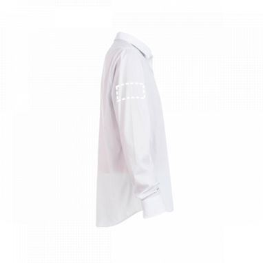 THC PARIS WH. Чоловіча сорочка popeline, колір білий  розмір L - 30194-106-L- Фото №9
