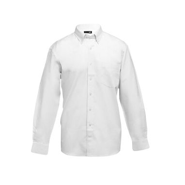 THC TOKYO WH. Оксфордська сорочка для чоловіків, колір білий  розмір L - 30196-106-L- Фото №2