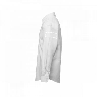THC TOKYO WH. Оксфордська сорочка для чоловіків, колір білий  розмір L - 30196-106-L- Фото №9