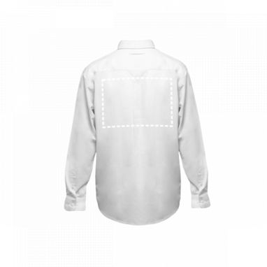 TOKYO. Мужская рубашка oxford, цвет белый  размер M - 30196-106-M- Фото №6
