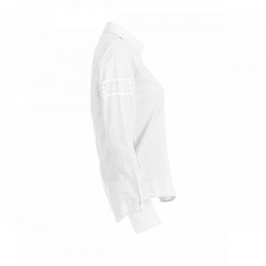 TOKYO WOMEN. Женская рубашка oxford, цвет белый  размер L - 30197-106-L- Фото №9
