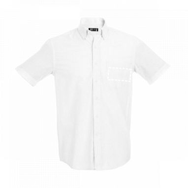 THC LONDON WH. Оксфордська сорочка для чоловіків, колір білий  розмір L - 30200-106-L- Фото №3