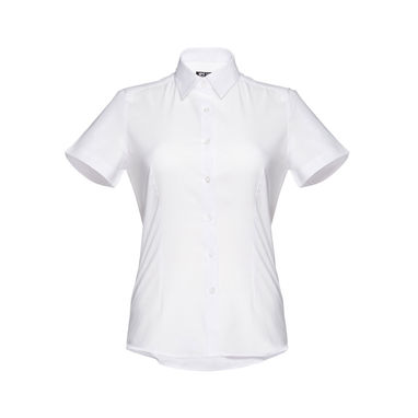 THC LONDON WOMEN WH. Оксфордська сорочка для жінок, колір білий  розмір L - 30201-106-L- Фото №2