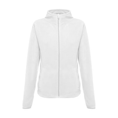 THC HELSINKI WOMEN WH. Жіноча флісова куртка з блискавкою, колір білий  розмір L - 30205-106-L- Фото №2