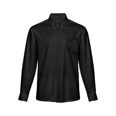 TOKYO. Мужская рубашка oxford, цвет черный  размер L - 30153-103-L- Фото №2