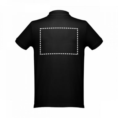 DHAKA. Мужское поло, цвет черный  размер M - 30208-103-M- Фото №10
