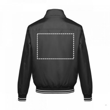 OPORTO. Спортивная куртка для мужчин, цвет черный  размер S - 30215-103-S- Фото №3