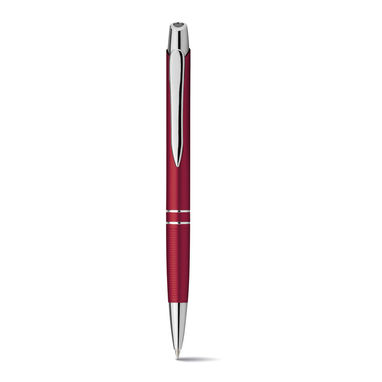 Металлическая шариковая ручка, синие чернила, SANTINI, цвет красный - 81187-115- Фото №2