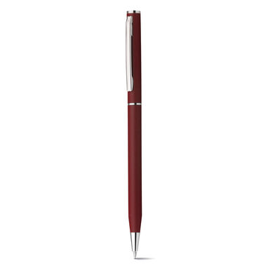 Металлическая шариковая ручка, синие чернила, цвет красный - 81185-115- Фото №2