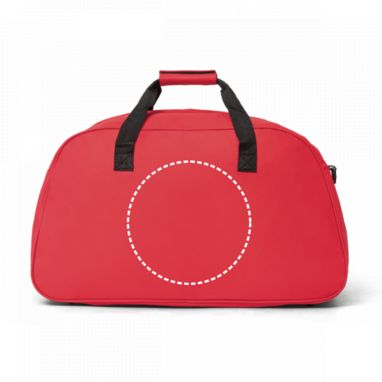 Дорожная сумка из полиэстера, 600D, цвет серый - 72023-123- Фото №3