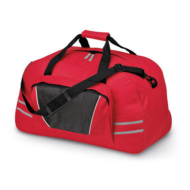 Дорожная сумка из полиэстера, 600D, цвет красный - 72023-105- Фото №2