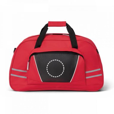 Дорожная сумка из полиэстера, 600D, цвет красный - 72023-105- Фото №5