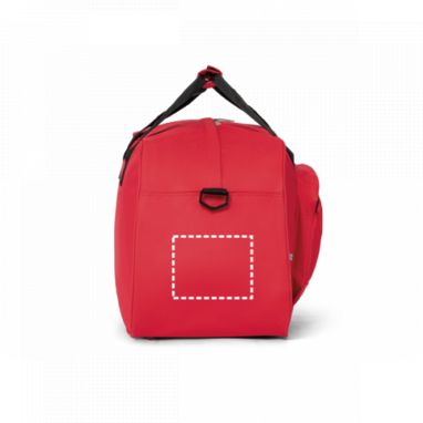 Дорожня сумка з поліестеру, 600D, колір червоний - 72023-105- Фото №7