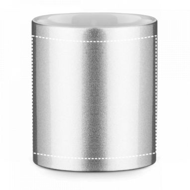 Фарфоровий кухоль з сублімаційного обробкою, 370 мл, колір срібний - 94049-127- Фото №4