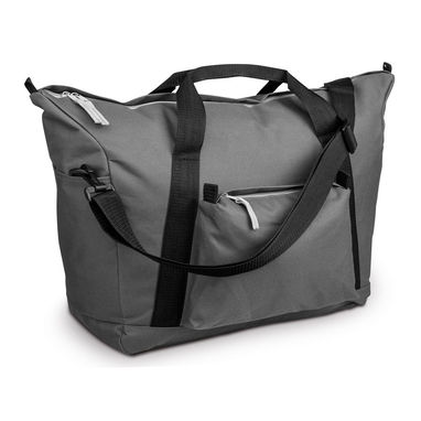 Дорожня сумка з поліестеру, 600D, колір сірий - 72428-113- Фото №2