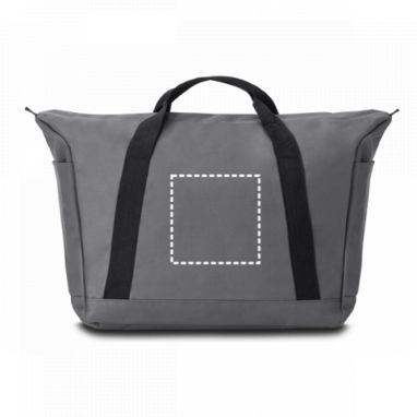Дорожня сумка з поліестеру, 600D, колір сірий - 72428-113- Фото №3