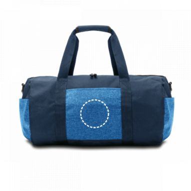 Дорожня сумка з поліестеру, 600D, колір синій - 72432-104- Фото №3