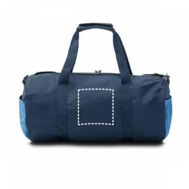 Дорожная сумка из полиэстера, 600D, цвет синий - 72432-104- Фото №7