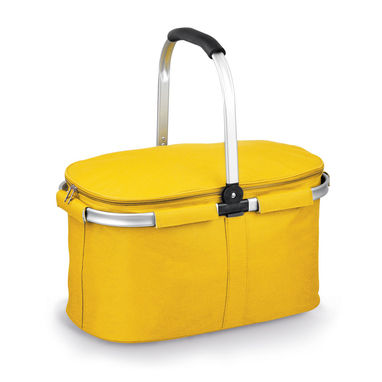 Термокорзина для пикника, цвет желтый - 98426-108- Фото №2