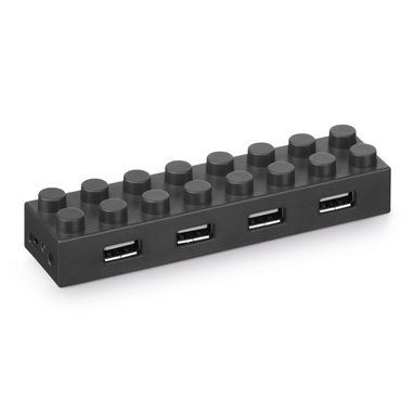USB-разветвитель 2.0, 4 порта, цвет черный - 45194-103- Фото №2