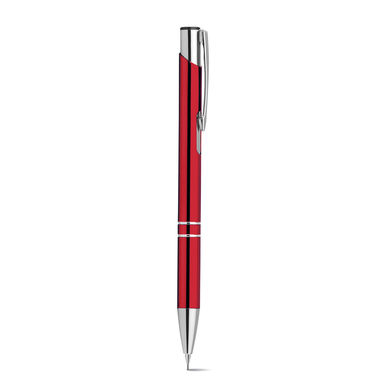 Металлический автоматический карандаш, графит 0,5 мм, цвет красный - 12577-105- Фото №2