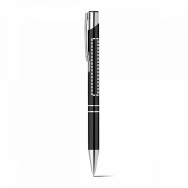 Набор из металлической ручки и автом. карандаша, синие чернила, цвет серый - 91649-147- Фото №3