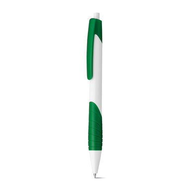 Пластиковая шариковая ручка, синие чернила, цвет зеленый - 12581-109- Фото №2