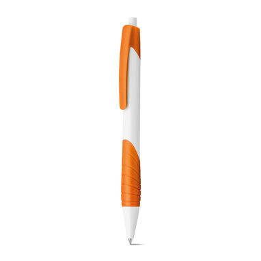 Пластикова кулькова ручка, сині чорнила, колір помаранчевий - 12581-128- Фото №2
