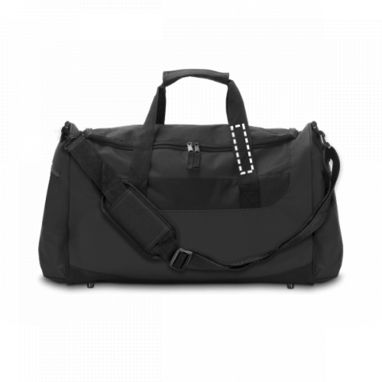 Дорожня сумка з поліестеру, 600D, колір чорний - 72438-103- Фото №3