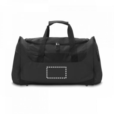 Дорожня сумка з поліестеру, 600D, колір чорний - 72438-103- Фото №4
