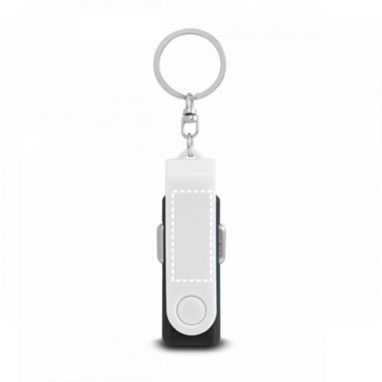 Пластиковий брелок - USB-адаптер для автомобіля, колір синій - 45326-124- Фото №3