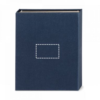 Записная книжка с клеящейся бумаг., шариковой руч., 2 каранд., цвет синий - 53428-104- Фото №4